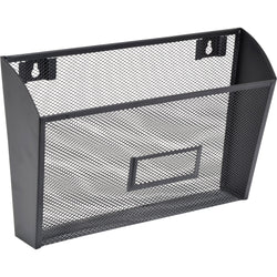 Lorell Mesh Wire Wall Pocket Wall-Mountable Letter-Size File Organizer (LLR-LLR84144)