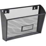 Lorell Mesh Wire Wall Pocket Wall - Mountable Letter - Size File Organizer (LLR - LLR84144) - SchoolOutlet