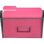 Lorell Mesh Wire Wall Pocket Wall - Mountable Letter - Size File Organizer (LLR - LLR84144) - SchoolOutlet