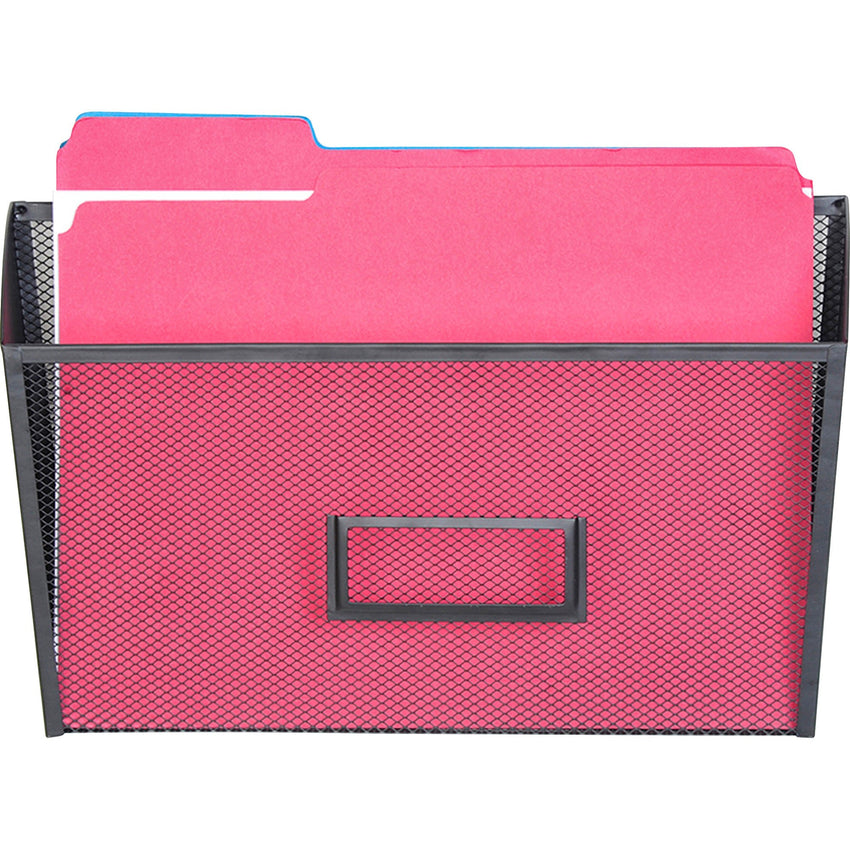 Lorell Mesh Wire Wall Pockets Set of 4 Wall - Mountable Letter - Size File Organizers (LLR - LLR84144CT) - SchoolOutlet