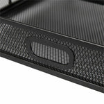 Lorell Mesh Wire Monitor Stand with Pull - Out Drawer Black Steel (LLR - LLR84147) - SchoolOutlet