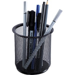 Lorell Durable Steel Mesh Desktop Pencil Cup Organizer 3.9