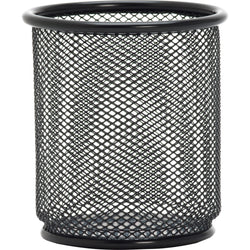 Lorell Durable Steel Mesh Desktop Pencil Cup Organizer 3.9" W x 3.9" D x 3.5" H (LLR-LLR84149)