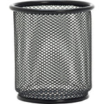 Lorell Durable Steel Mesh Pencil Cup Desk Organizer 3.9
