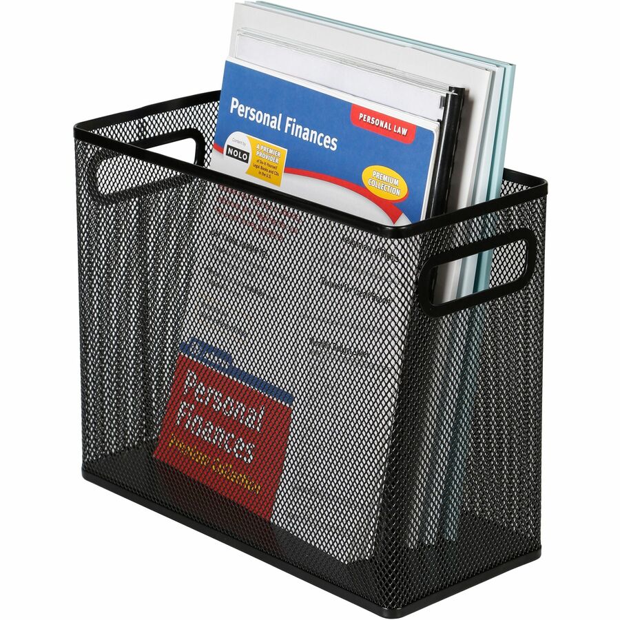 Lorell Mesh Tabletop Hanging File Holder 10.4"H x 5.6"W x 13.9"D (LLR - LLR84241) - SchoolOutlet