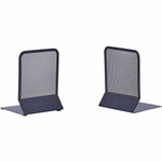 Lorell Mesh Bookends Steel Mesh Desktop Set of 2 (LLR - LLR84242) - SchoolOutlet