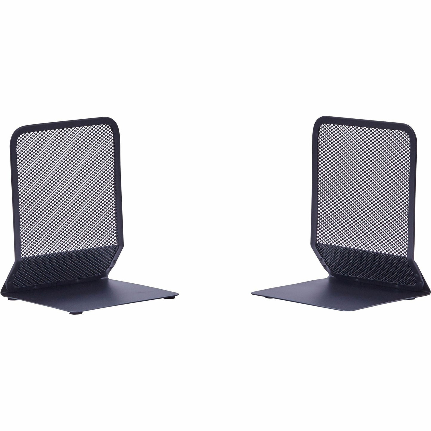 Lorell Mesh Bookends Steel Mesh Desktop Set of 2 (LLR - LLR84242) - SchoolOutlet