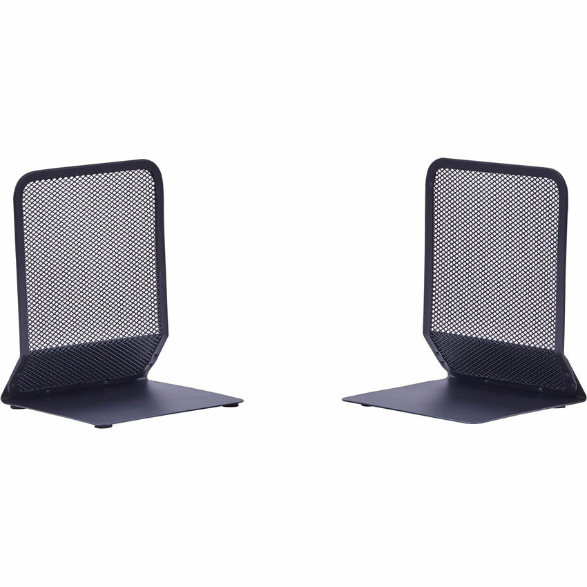 Lorell Mesh Bookends Steel Mesh Desktop Set of 2 (LLR - LLR84242) - SchoolOutlet