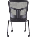 Lorell Training Room Guest Chair with Mesh Back and Flip - Up Seat - Set of 2 (LLR - LLR84385X) - SchoolOutlet