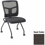 Lorell Training Room Guest Chair with Mesh Back and Flip - Up Seat - Set of 2 (LLR - LLR84385X) - SchoolOutlet