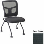 Lorell Training Room Guest Chair with Mesh Back and Flip - Up Seat - Set of 2 (LLR - LLR84385X) - SchoolOutlet