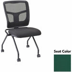 Lorell Training Room Guest Chair with Mesh Back and Flip - Up Seat - Set of 2 (LLR - LLR84385X) - SchoolOutlet