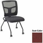 Lorell Training Room Guest Chair with Mesh Back and Flip - Up Seat - Set of 2 (LLR - LLR84385X) - SchoolOutlet