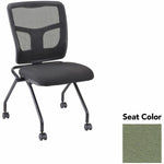 Lorell Training Room Guest Chair with Mesh Back and Flip - Up Seat - Set of 2 (LLR - LLR84385X) - SchoolOutlet