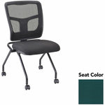 Lorell Training Room Guest Chair with Mesh Back and Flip - Up Seat - Set of 2 (LLR - LLR84385X) - SchoolOutlet