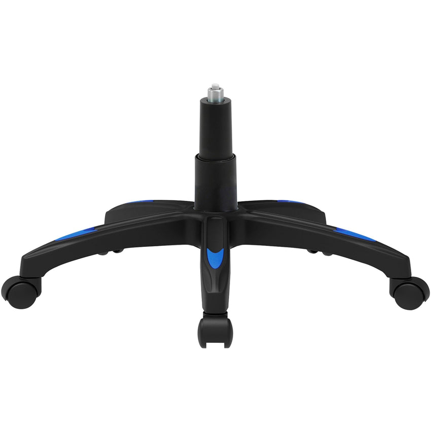 Lorell High - Back Ergonomic Gaming Chair with Flip - Up Arms Blue Black Gray 17.9 - 21.9 H (LLR - LLR84395) - SchoolOutlet