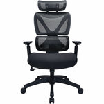Lorell Xavier All - Mesh High - Back Chair with Articulating Lumbar and Adjustable Headrest 18.10'' - 21.8''
