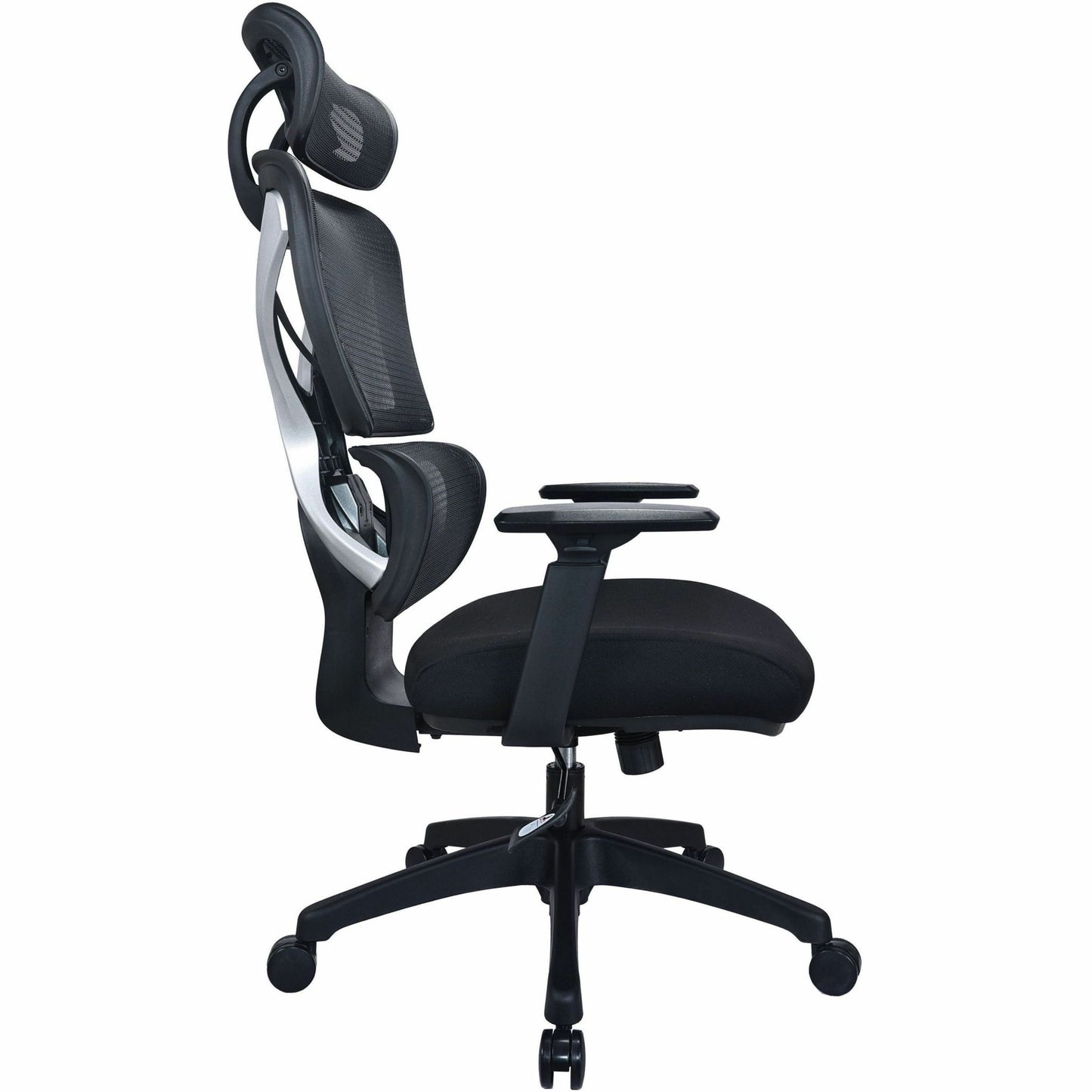 Lorell Xavier All - Mesh High - Back Chair with Articulating Lumbar and Adjustable Headrest 18.10'' - 21.8''"H (LLR - LLR84396) - SchoolOutlet