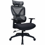 Lorell Xavier All - Mesh High - Back Chair with Articulating Lumbar and Adjustable Headrest 18.10'' - 21.8''
