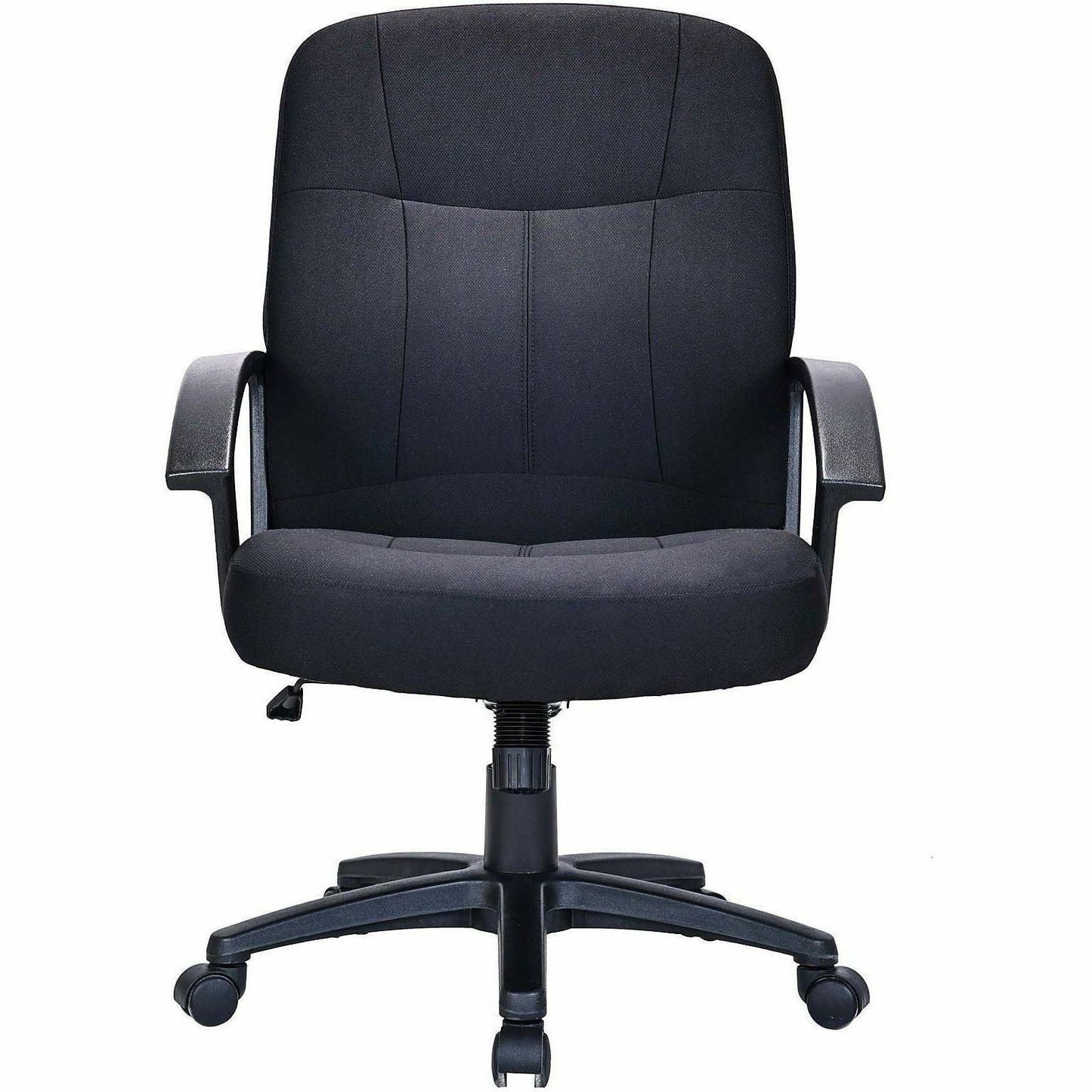 Lorell Executive Upholstered Mid - Back Chair with Pneumatic Height Adjustment and Tilt Lock 17.75" - 21.25"H (LLR - LLR84552) - SchoolOutlet