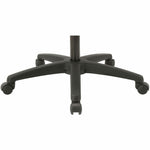 Lorell Executive Upholstered Mid - Back Chair with Pneumatic Height Adjustment and Tilt Lock 17.75