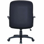 Lorell Executive Upholstered Mid - Back Chair with Pneumatic Height Adjustment and Tilt Lock 17.75