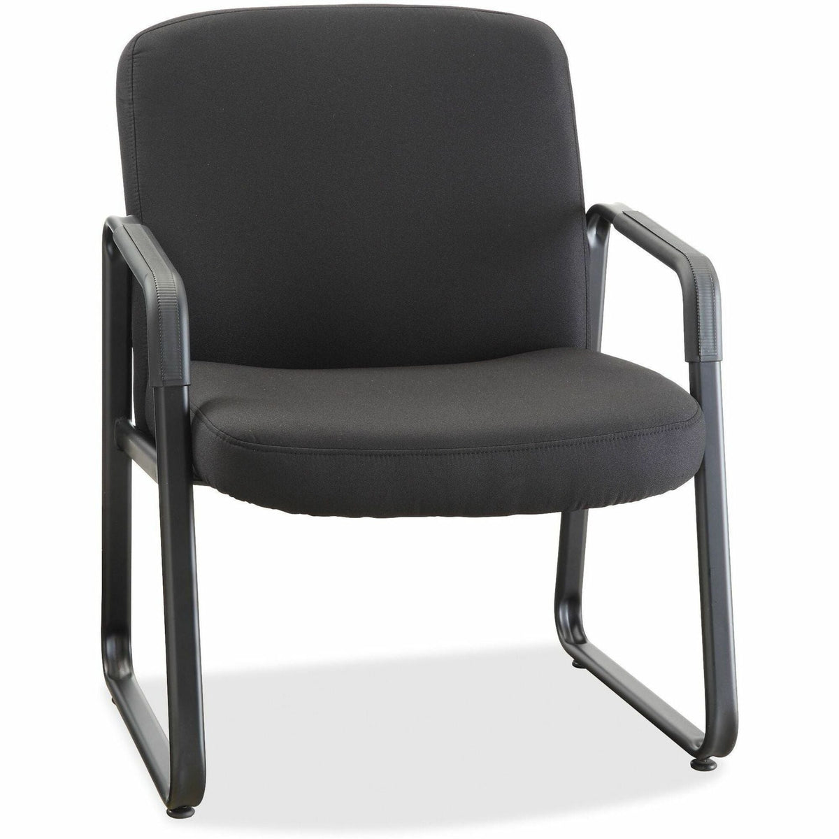 Lorell Upholstered Guest Chair with Sled Base and Padded Seat 17.75"H (LLR-LLR84576) - SchoolOutlet