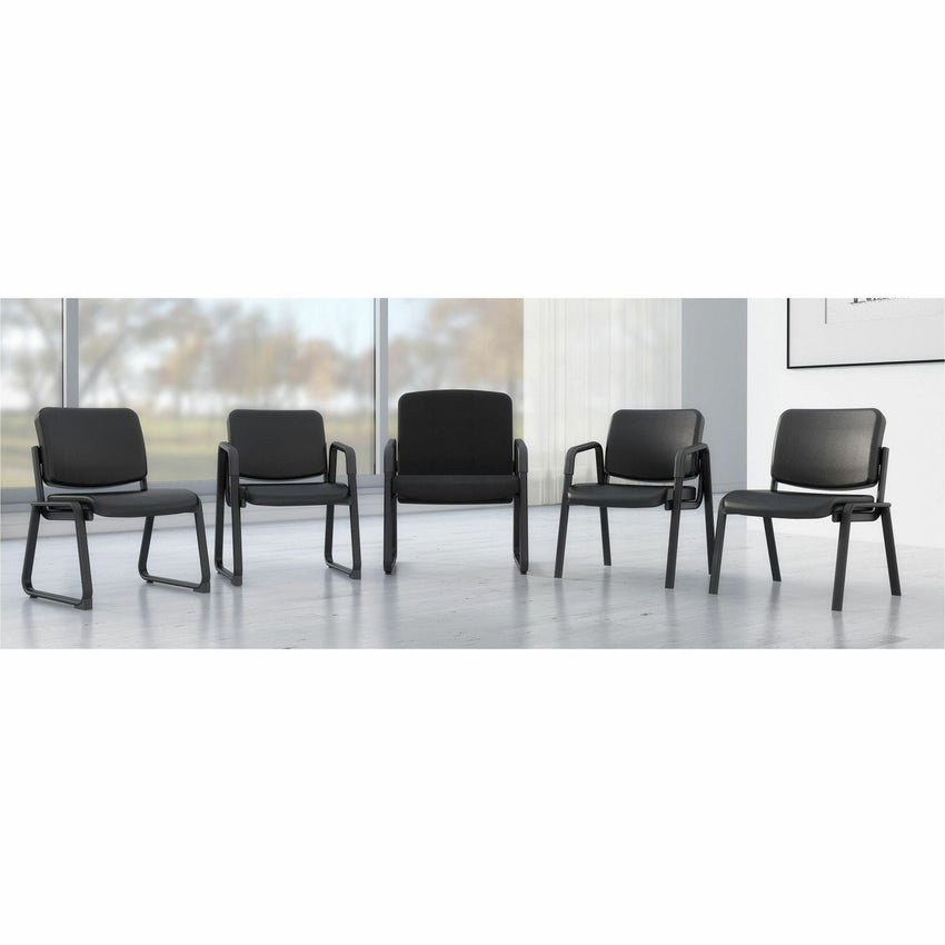 Lorell Upholstered Guest Chair with Sled Base and Padded Seat 17.75"H (LLR - LLR84576) - SchoolOutlet