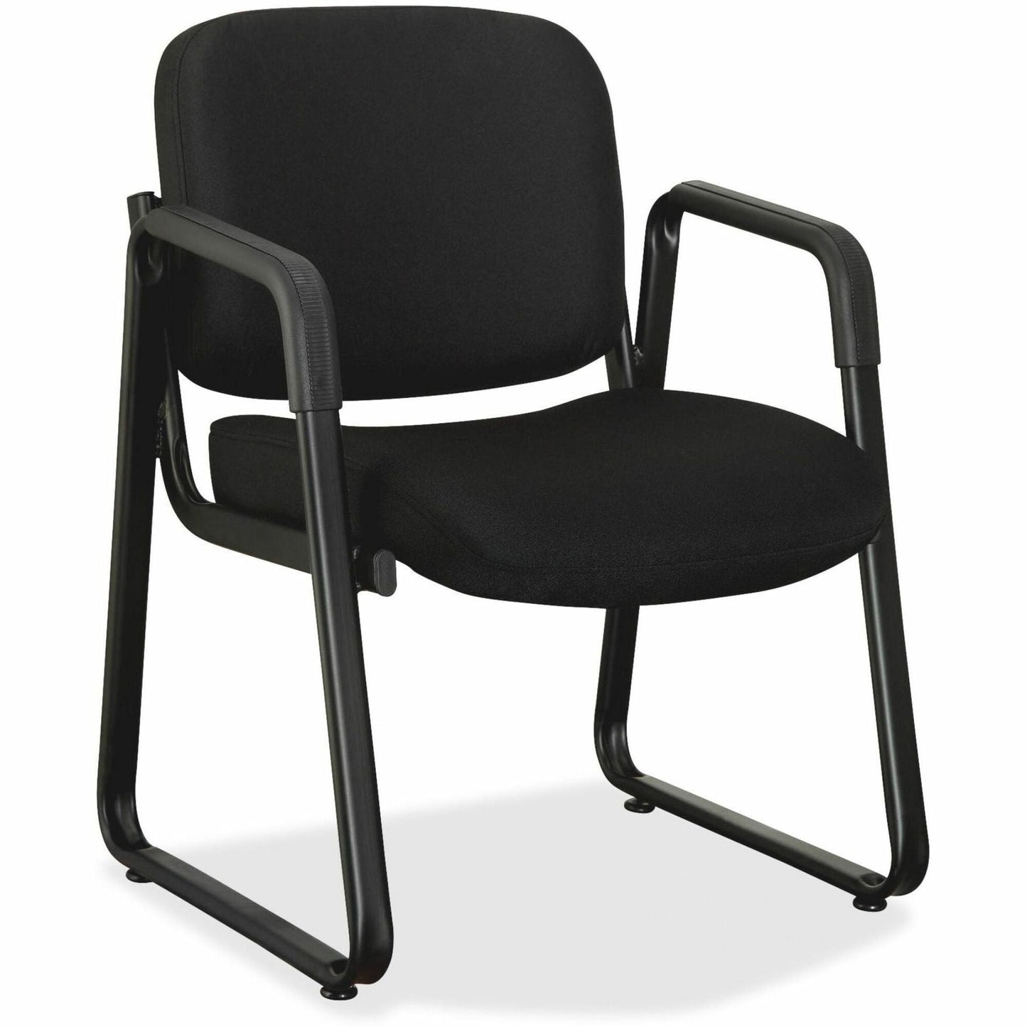 Lorell Upholstered Guest Chair with Sled Base and Padded Seat 17.75"H (LLR - LLR84576) - SchoolOutlet
