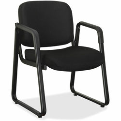 Lorell Upholstered Guest Chair with Sled Base and Padded Seat 17.75"H (LLR-LLR84576)