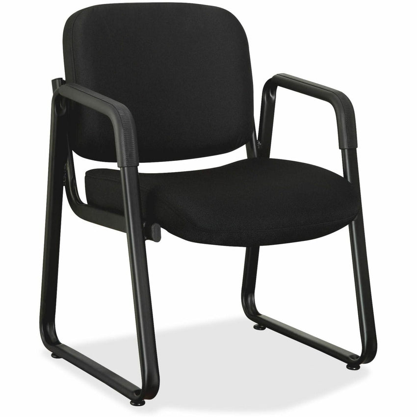 Lorell Upholstered Guest Chair with Sled Base and Padded Seat 17.75"H (LLR - LLR84576) - SchoolOutlet