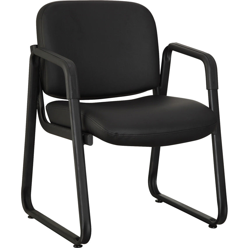 Lorell Upholstered Guest Chair with Sled Base and Padded Seat 17.75"H (LLR-LLR84576) - SchoolOutlet