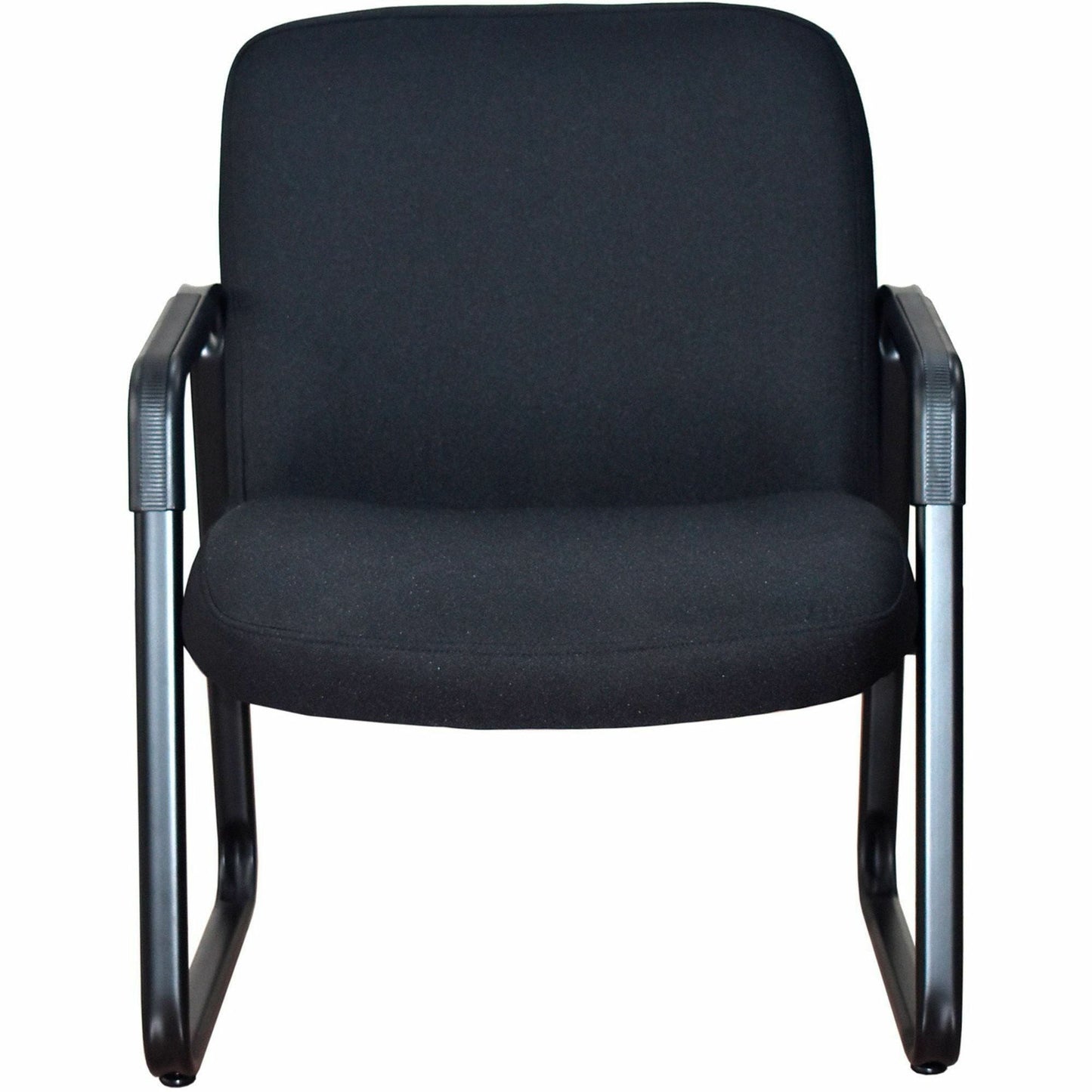 Lorell Big & Tall Upholstered Guest Chair with Fabric Upholstery and Sled Base 18.50"H (LLR - LLR84586) - SchoolOutlet