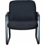 Lorell Big & Tall Upholstered Guest Chair with Fabric Upholstery and Sled Base 18.50