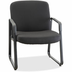 Lorell Big & Tall Upholstered Guest Chair with Fabric Upholstery and Sled Base 	18.50"H (LLR-LLR84586)