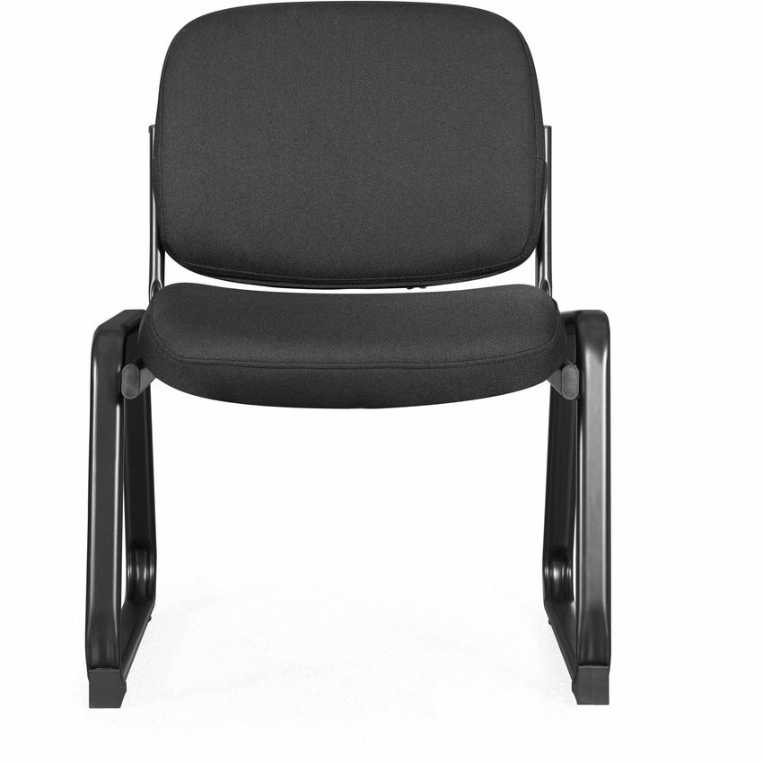 Lorell Deluxe Fabric Guest Chair Armless with Sled Base (LLR - LLR84596) - SchoolOutlet