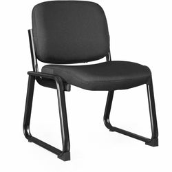 Lorell Deluxe Fabric Guest Chair Armless with Sled Base (LLR-LLR84596)