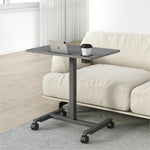 Mobile Weathered Charcoal Lorell Sit - Stand Desk 26.6