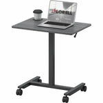 Mobile Weathered Charcoal Lorell Sit - Stand Desk 26.6