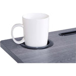 Mobile Weathered Charcoal Lorell Sit - Stand Desk 26.6