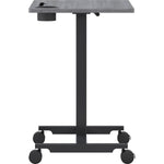Mobile Weathered Charcoal Lorell Sit - Stand Desk 26.6