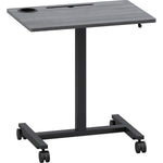 Mobile Weathered Charcoal Lorell Sit - Stand Desk 26.6