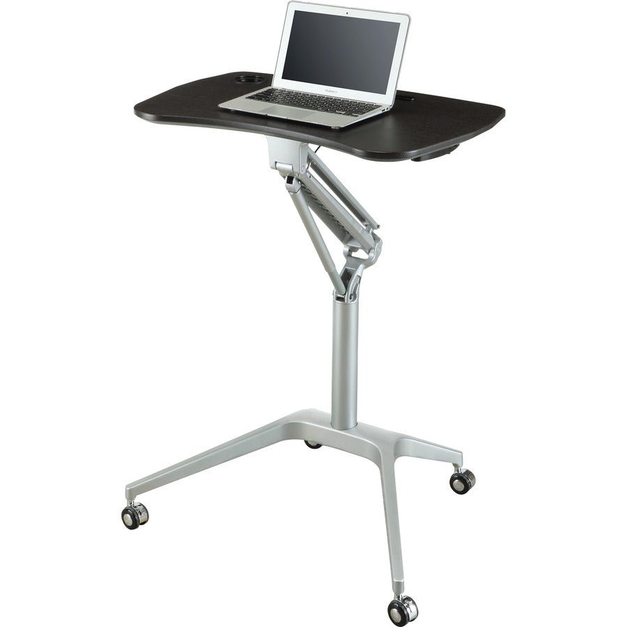 Lorell Gas Lift Height - Adjustable Mobile Desk 28.25"W x 18.75"D (LLR - LLR84838) - SchoolOutlet