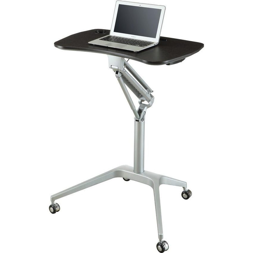 Lorell Gas Lift Height - Adjustable Mobile Desk 28.25"W x 18.75"D (LLR - LLR84838) - SchoolOutlet