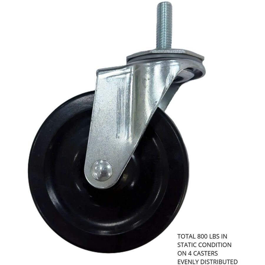 Lorell Industrial Wire Shelving Casters 4" Diameter Set of 4 (LLR - LLR84861) - SchoolOutlet