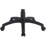 Lorell Mesh Back Task Chair Black Adjustable Swivel with Fabric Seat (LLR - LLR84876) - SchoolOutlet