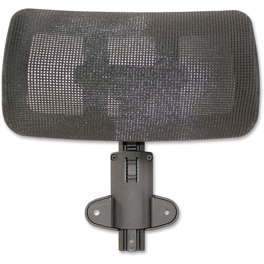 Lorell Mesh High - Back Office Chair Headrest Black Nylon Adjustable 11.8"W x 12.6"D x 6.3"H (LLR - LLR85562) - SchoolOutlet