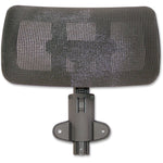Lorell Mesh High - Back Office Chair Headrest Black Nylon Adjustable 11.8