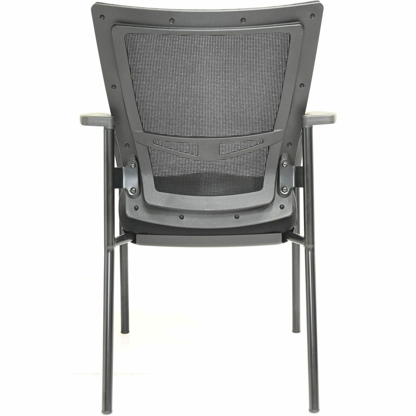 Lorell Mesh Back Guest Chair with Fabric Seat and Integrated Arms (LLR - LLR85566) - SchoolOutlet