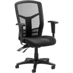 Lorell Executive Mesh High - Back Management Chair with Adjustable Arms and Multifunction Tilt 17